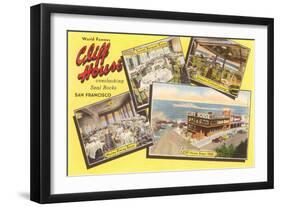 Views of Cliff House, San Francisco, California-null-Framed Art Print