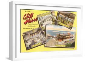 Views of Cliff House, San Francisco, California-null-Framed Art Print