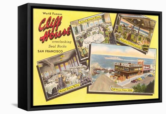 Views of Cliff House, San Francisco, California-null-Framed Stretched Canvas