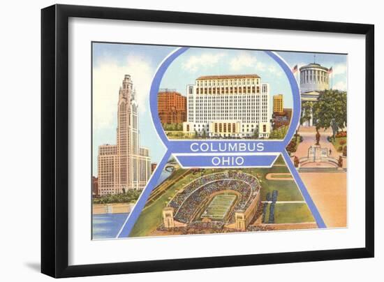 Views of Columbus, Ohio-null-Framed Art Print