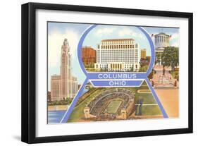 Views of Columbus, Ohio-null-Framed Art Print