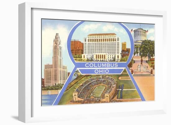 Views of Columbus, Ohio-null-Framed Art Print