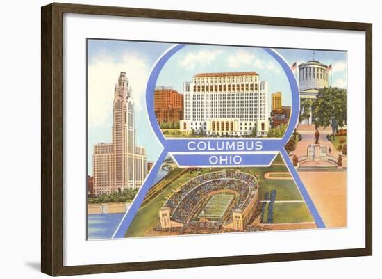 Views of Columbus, Ohio-null-Framed Art Print