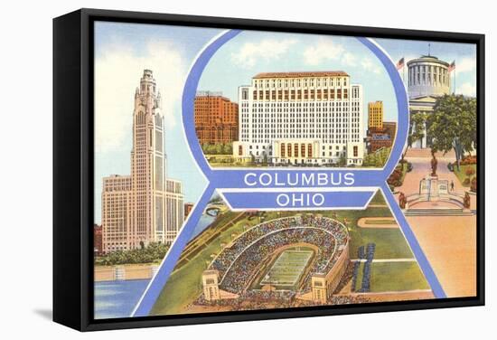 Views of Columbus, Ohio-null-Framed Stretched Canvas