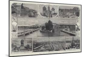 Views of Geneva, the Rhone, and the Alps of Savoy-null-Mounted Giclee Print