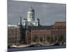 Views of Helsinki from Harbor with Lutheran Cathedral in Background, Helsinki, Finland-Nancy & Steve Ross-Mounted Photographic Print