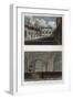 Views of Lincoln's Inn Hall and Chapel, and the Interior of Lincoln's Inn Chapel, London, 1811-Pals-Framed Giclee Print