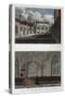 Views of Lincoln's Inn Hall and Chapel, and the Interior of Lincoln's Inn Chapel, London, 1811-Pals-Stretched Canvas