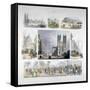 Views of London, C1845-null-Framed Stretched Canvas