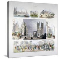 Views of London, C1845-null-Stretched Canvas