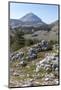 Views of Lovcen National Park with Njegos's Mausoleum in the Distance, Montenegro, Europe-Charlie Harding-Mounted Photographic Print