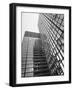 Views of Mies Van Der Rohe's Glass Walled Apartment House on Michigan Blvd. in Chicago-Ralph Crane-Framed Photographic Print