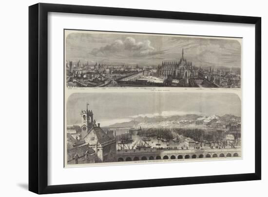 Views of Milan and Genoa-Samuel Read-Framed Giclee Print