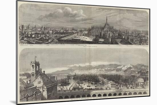 Views of Milan and Genoa-Samuel Read-Mounted Giclee Print