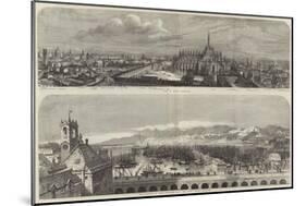 Views of Milan and Genoa-Samuel Read-Mounted Giclee Print