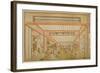 Views of Reception Rooms in Japan - Entertainments on the Day of the Rat in the Modern Style-Utagawa Toyoharu-Framed Giclee Print