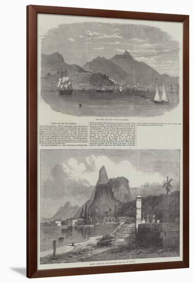 Views of Rio De Janeiro-null-Framed Giclee Print