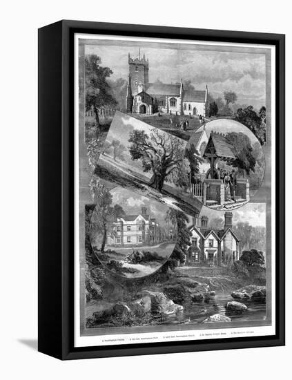 Views of Sandringham, Norfolk, 1887-null-Framed Stretched Canvas