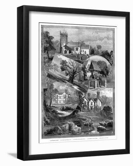 Views of Sandringham, Norfolk, 1887-null-Framed Giclee Print