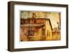 Views of Siena in Vintage Style-Timofeeva Maria-Framed Photographic Print