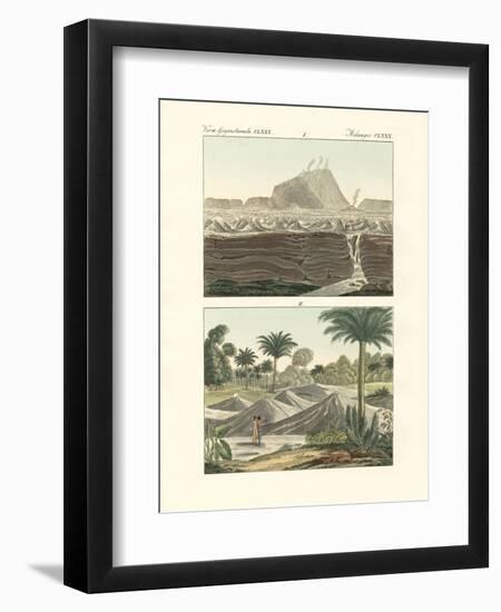 Views of Some Volcanoes in the Kingdom of New Spain in America-null-Framed Giclee Print