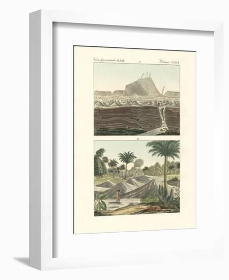 Views of Some Volcanoes in the Kingdom of New Spain in America-null-Framed Giclee Print