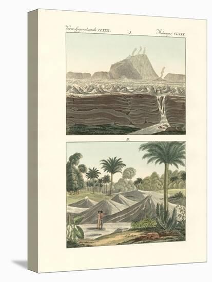 Views of Some Volcanoes in the Kingdom of New Spain in America-null-Stretched Canvas