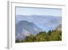 Views of the Bay of Kotor, Just Outside of Lovcen Nation Park, Njegusi, Montenegro, Europe-Charlie Harding-Framed Photographic Print