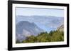 Views of the Bay of Kotor, Just Outside of Lovcen Nation Park, Njegusi, Montenegro, Europe-Charlie Harding-Framed Photographic Print