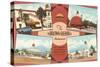 Views of the Brown Derby Restaurant, Retro-null-Stretched Canvas