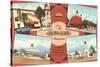 Views of the Brown Derby Restaurant, Retro-null-Stretched Canvas