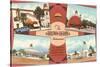 Views of the Brown Derby Restaurant, Retro-null-Stretched Canvas