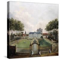 Views of the Chateau de Mousseaux and its Gardens-Jean François Hue-Stretched Canvas