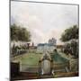 Views of the Chateau de Mousseaux and its Gardens-Jean François Hue-Mounted Giclee Print