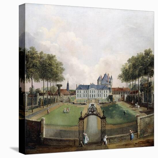 Views of the Chateau de Mousseaux and its Gardens-Jean François Hue-Stretched Canvas