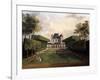 Views of the Chateau De Mousseaux and its Gardens-Jean-Francois Hue-Framed Giclee Print