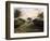 Views of the Chateau De Mousseaux and its Gardens-Jean-Francois Hue-Framed Premium Giclee Print