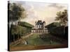 Views of the Chateau De Mousseaux and its Gardens-Jean-Francois Hue-Stretched Canvas