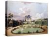 Views of the Chateau De Mousseaux and its Gardens-Jean-Francois Hue-Stretched Canvas