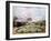 Views of the Chateau De Mousseaux and its Gardens-Jean-Francois Hue-Framed Giclee Print