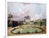 Views of the Chateau De Mousseaux and its Gardens-Jean-Francois Hue-Framed Giclee Print