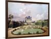 Views of the Chateau De Mousseaux and its Gardens-Jean-Francois Hue-Framed Giclee Print