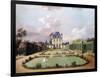 Views of the Chateau De Mousseaux and its Gardens-Jean-Francois Hue-Framed Giclee Print