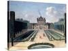 Views of the Chateau De Mousseaux and its Gardens-Jean-Francois Hue-Stretched Canvas