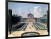 Views of the Chateau De Mousseaux and its Gardens-Jean-Francois Hue-Framed Giclee Print