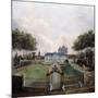 Views of the Chateau De Mousseaux and its Gardens-Jean-Francois Hue-Mounted Giclee Print