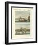 Views of the Coast of Japan Next to Japanese Vehicles-null-Framed Giclee Print