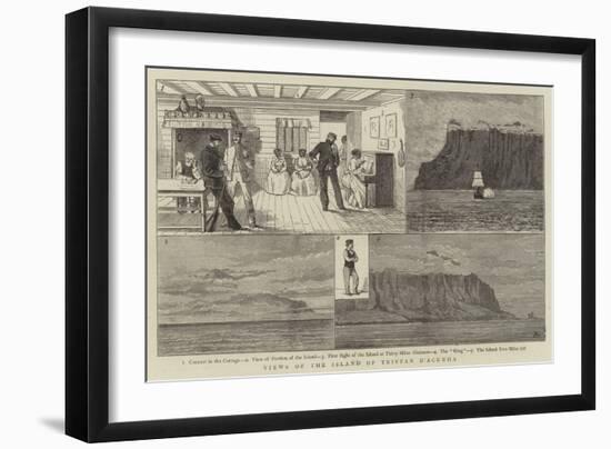 Views of the Island of Tristan D'Acunha-Alfred Chantrey Corbould-Framed Giclee Print