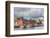 Views of the Port City of Lerwick, Shetland Islands, Scotland, United Kingdom, Europe-Michael Nolan-Framed Photographic Print