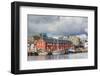 Views of the Port City of Lerwick, Shetland Islands, Scotland, United Kingdom, Europe-Michael Nolan-Framed Photographic Print